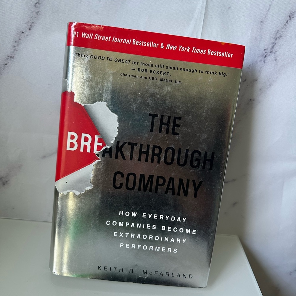 THE BREAKTHROUGH COMPANY - KEITH MCFARLAND SIGNED COPY BOOK